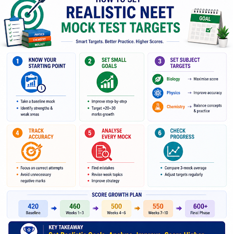 How to Choose Realistic Score Targets for NEET Mock Exams